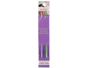 Bulk OS347 Anodized Aluminum Crochet Hook Set