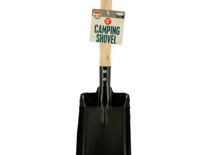 Bulk OS393 Camping Shovel With Wood Handle