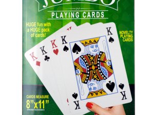 Bulk OS527 Jumbo Novelty Playing Cards