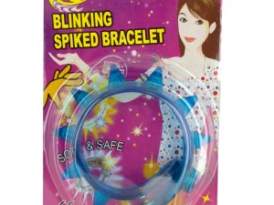 Bulk OS549 Flashing Light-up Spiked Bracelet