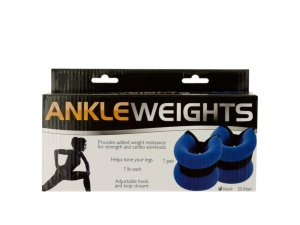 Bulk OS939 1 Pound Adjustable Ankle Weights