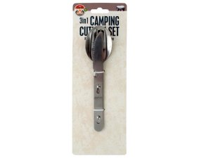 Bulk OT029 3 In 1 Camping Cutlery Set With Bottle Opener