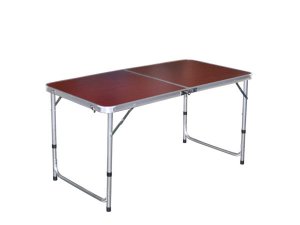 Bulk OT058 Cherry Wood Look Folding Camping Table