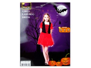 Bulk OT544 Girls Ladybug Halloween Costume