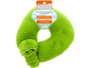 Bulk OT566 Plush Alligator Travel Pillow