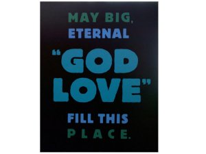 Bulk OT662 God Love Box Print Wall Art