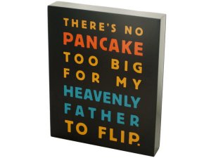 Bulk OT682 No Pancake Too Big Box Print Wall Art