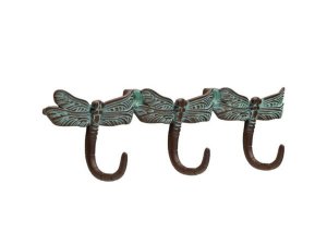 Bulk OT727 Liberty Patina Dragonfly Key Rail