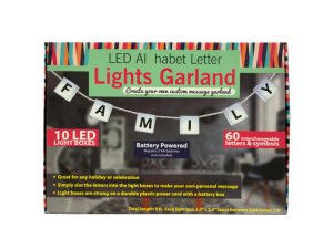 Bulk OT793 Led Alphabet Letter Lights Garland