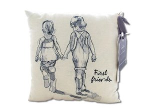 Bulk OT836 First Friends Embroidered Accent Pillow