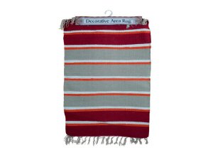 Bulk OT870 Multi Striped Cotton Woven Rug