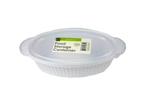 Bulk OT886 Oval Container With Lid