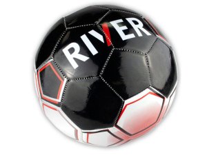 Bulk OT934 Size 5 Argentina River Plate Black  White Soccer Ball