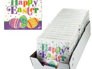 Bulk PB878 Easter Cheer Lunch Napkins Countertop Display