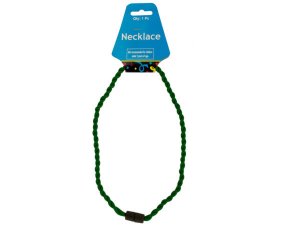 Bulk PC258 Green Twist Sport Necklace