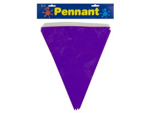 Bulk PC265 Purple Pennant Banner