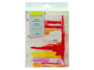 Bulk PC877 10 Count Watercolor Notecards  Envelopes Set