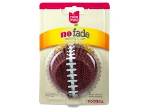 Bulk PC895 24 Count Betty Crocker Standard Size Football Baking Cups