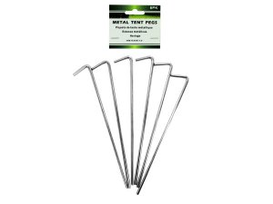 Bulk UU734 Metal Tent Pegs Set