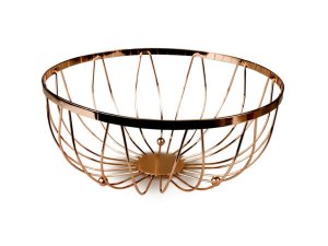 Bulk UU876 Rose Gold Decorative Bowl