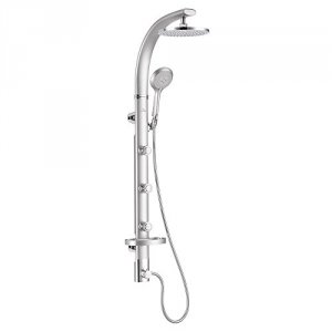 Pulse 1017-S Bonzai Shower System Silver