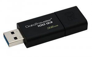 Kingston DT100G3/32GBCL Flash Memory  32gb Usb 3.0 Datatraveler 100 G3