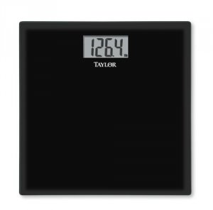 Taylor 7558-4193B Glass Digital Scale Blk