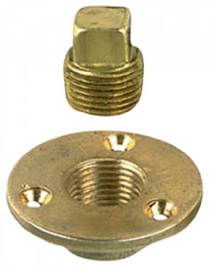 Perko 0714DP1PLB Garboard Drain  Drain Plug Assy Cast Bronzebrass Made