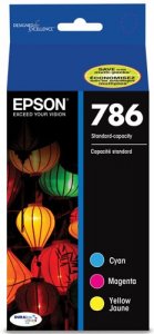 Original Epson T786520 (786) Durabrite Ultra Cyanmagentayellow Ink Car