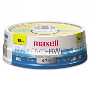 Maxell 635117 2x Dvd-rw Media - 120mm - Single-layer Layers - 2 Hour M