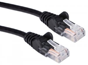 Qvs VV2953 3-pack 7ft Cat6-ethernet Gigabit Flexible Molded Black Patc