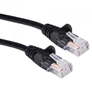 Qvs VV2953 3-pack 7ft Cat6-ethernet Gigabit Flexible Molded Black Patc