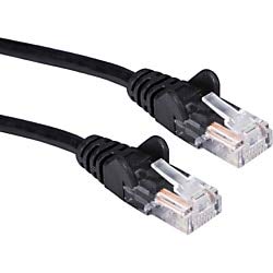 Qvs VV2953 3-pack 7ft Cat6-ethernet Gigabit Flexible Molded Black Patc