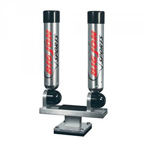 Big RH02432 Big Jon Silver Dual Multi-set Rod Holder Pedestal Mount