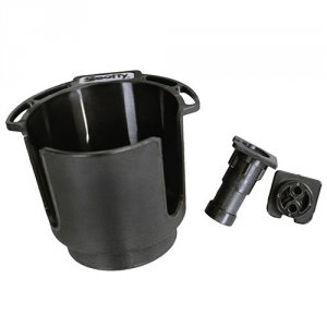 Scotty 311-BK Scotty 311 Drink Holder Wbulkheadgunnel Mount  Rod Holde