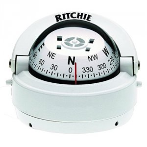 Ritchie S-53W S-53w Explorer Compass - Surface Mount - White