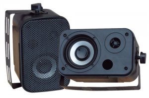 Pyle PDWR30B (r)  3.5 Indooroutdoor Waterproof Speakers (black)