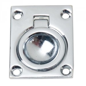 Perko 0841DP0CHR Flush Ring Pull - Chrome Plated Zinc