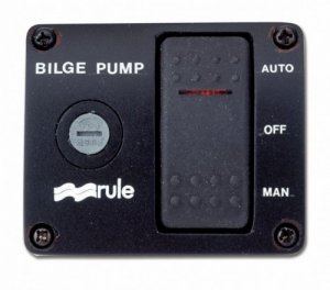 Rule 43 Deluxe 3-way Lighted Rocker Panel Switch