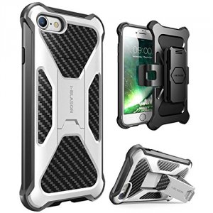 I-blason IPHONE7-TRANS-WH Transformer Slim Hard Shell Holster Case