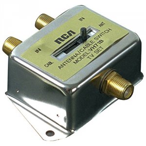 Voxx VH71R Rca(r)  2-way A-b Coaxial Cable Slide Switch