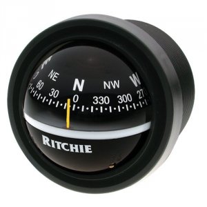 Ritchie V-57.2 V-57.2 Explorer Compass - Dash Mount - Black