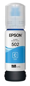 Original Epson T502220S Pigment Cyan Ink Bottle Sensr