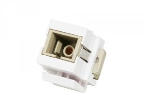 Monoprice 2876 Modular Keystone Jack - Sc Connector - White