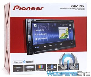 Datamax AVH310EX Pioneer 6.8 Ddin Dvd Receiver Wbtrearcam Inrear Usb  