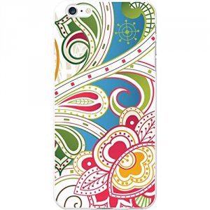 Centon IP6PV1WG-PAI-04 Otm Floral Prints White Phone Case, Pais