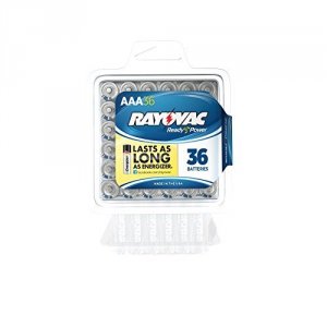 Rayovac 82436PPK (r) 824-36ppj Alkaline Batteries Reclosable Pro Pack 