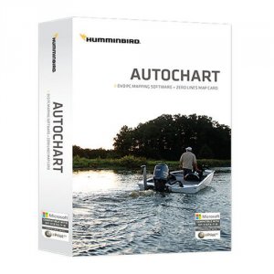 Humminbird 600031-1 Autochart Dvd Pc Mapping Software Wzero Lines Map 