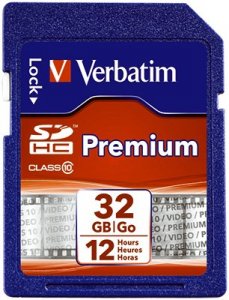 Verbatim 96871 32gb Premium Sdhc Memory Card, Uhs-i Class 10 - Class 1