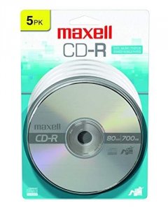 Maxell PEMXLCDR805 700mb 80-minute Cd-rs, 5-pack - High-quality Record